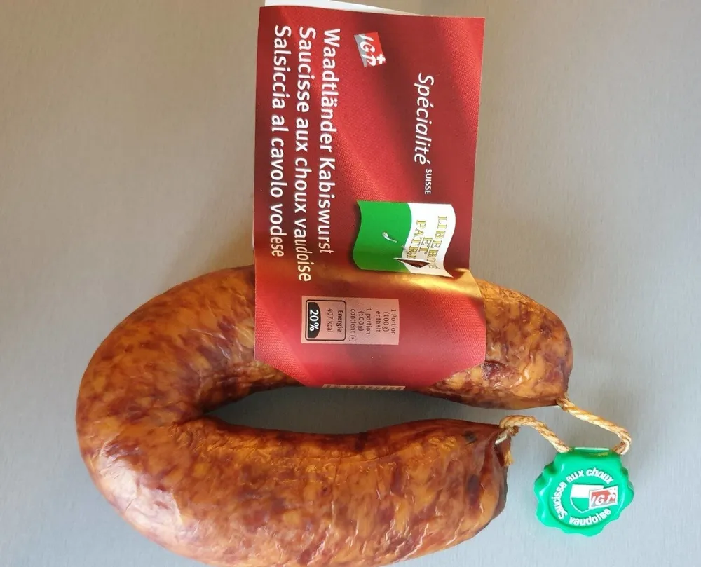 Saucisse aux choux Vaudoise