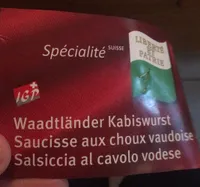 Saucisse aux choux vaudoise