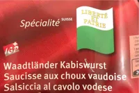 Saucisse aux choux vaudoise
