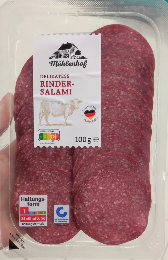 Delikatess-Rindersalami