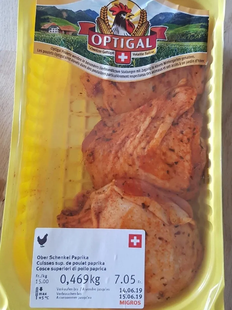 Cuisses sup. de poulet paprika