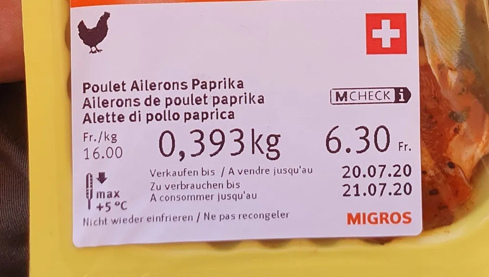 Aileron de poulet paprika