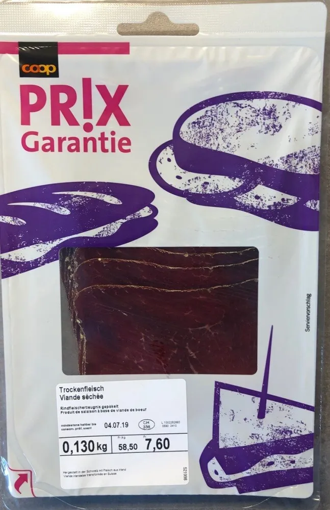 Viande séchée