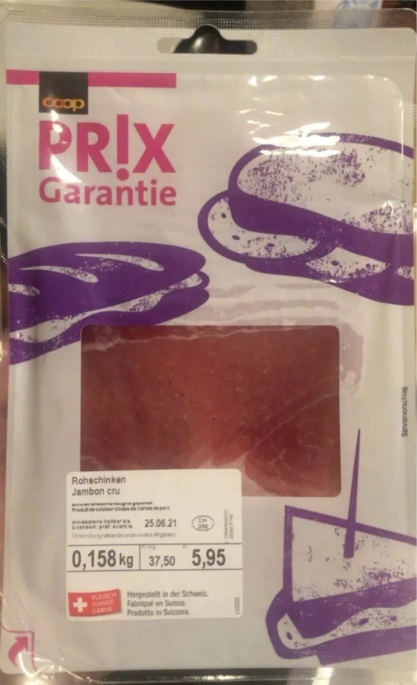 Jambon cru Prix Garantie