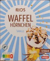 Waffel Hörnchen Vanille