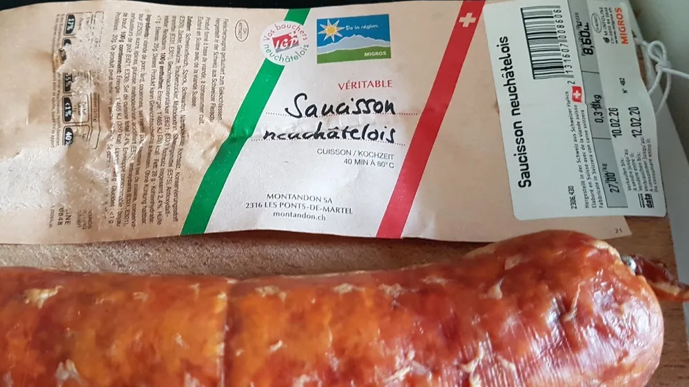 Saucisson neuchatelois