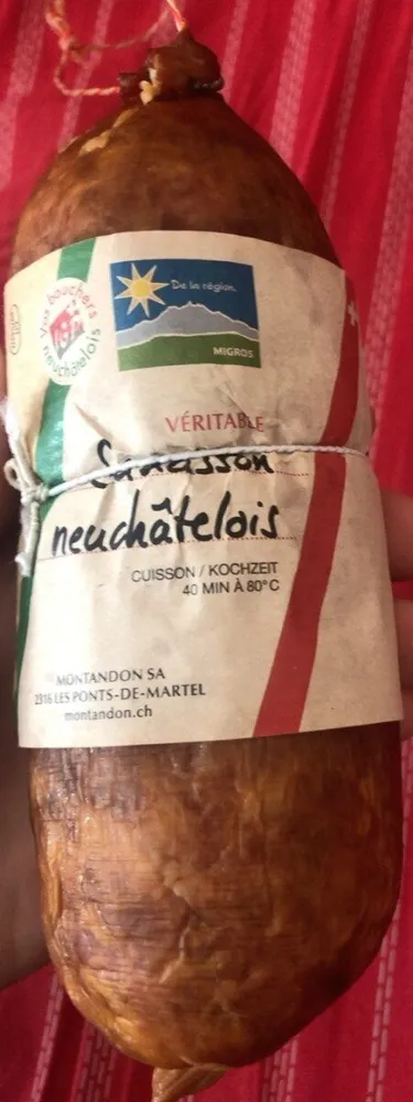 Saucisson neuchâtelois