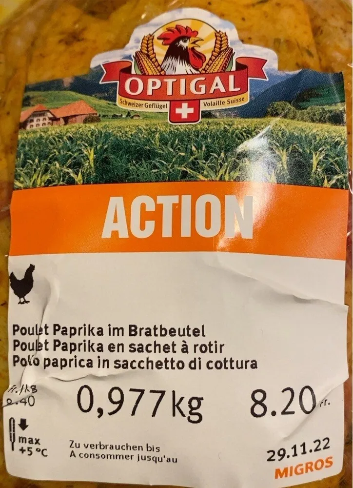 Poulet paprika
