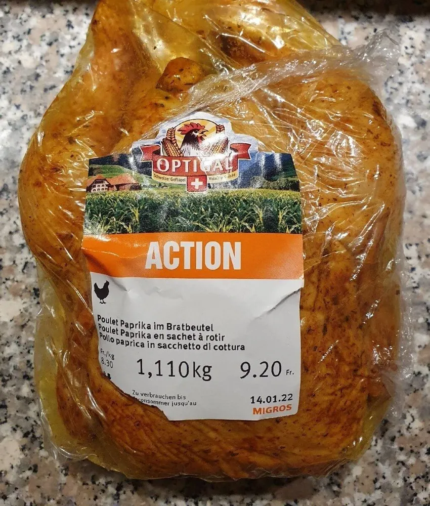 Poulet Paprika en sachet à rotir