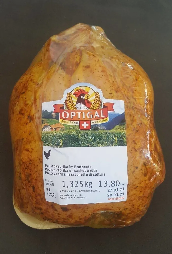 Poulet Paprika en sachet à rôtir