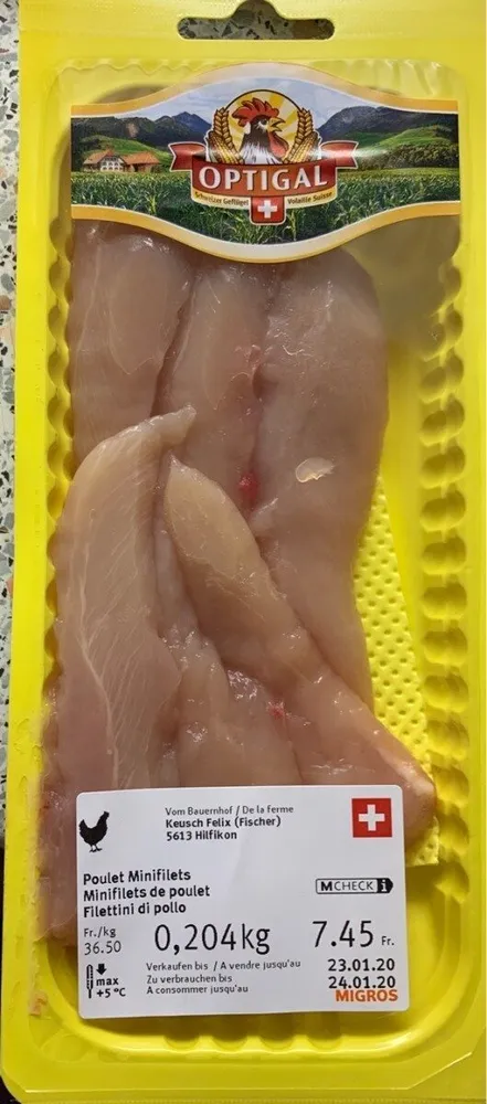 Poulet Minifilets