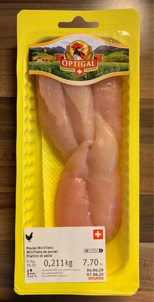 Poulets Minifilets