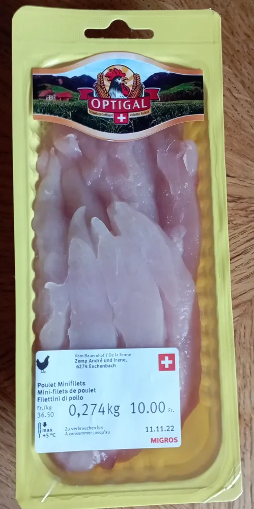 Poulet Minifilets