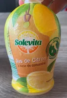 Jus de citron concentré