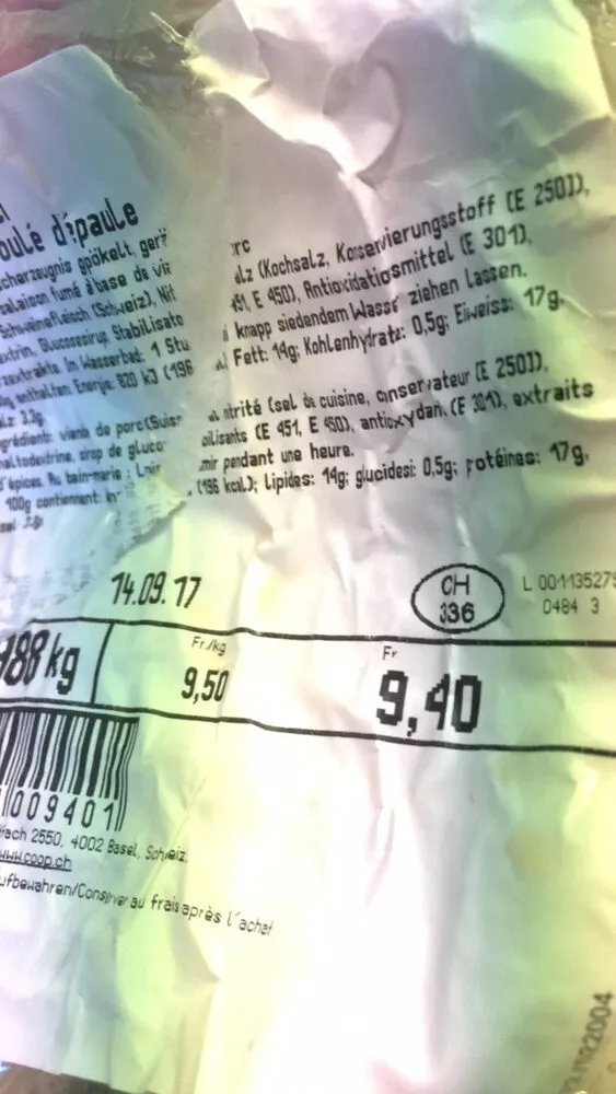Rollschinkli Jambon roulé d'épaule