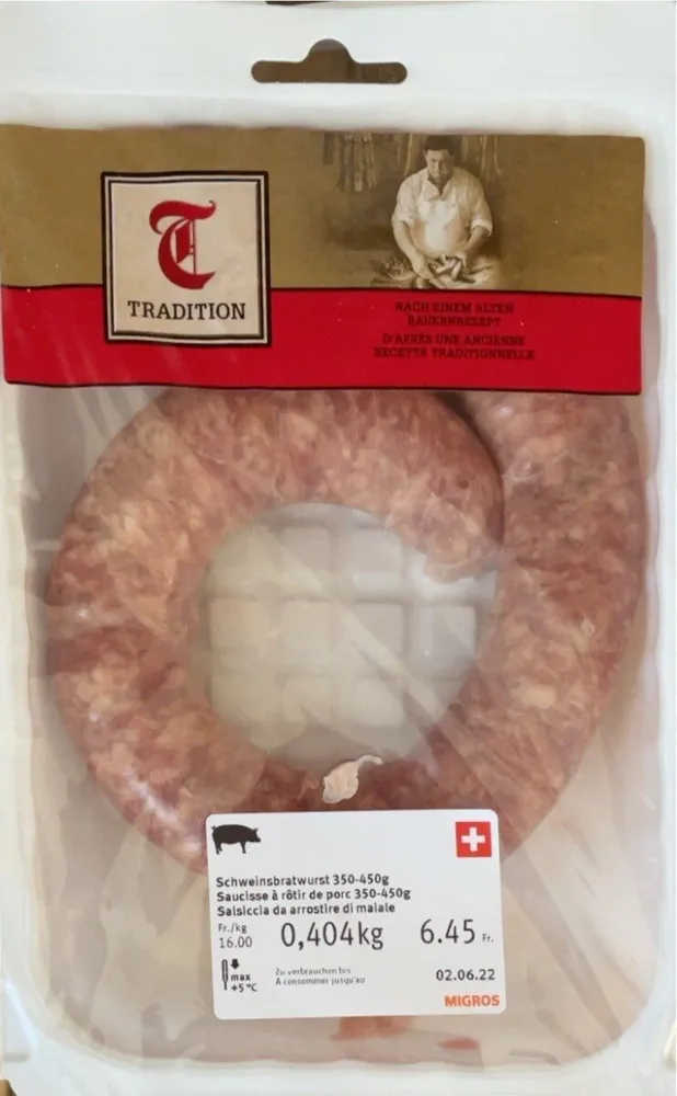 Saucisse à rotir de porc