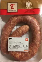 Saucisse à rôtir de porc