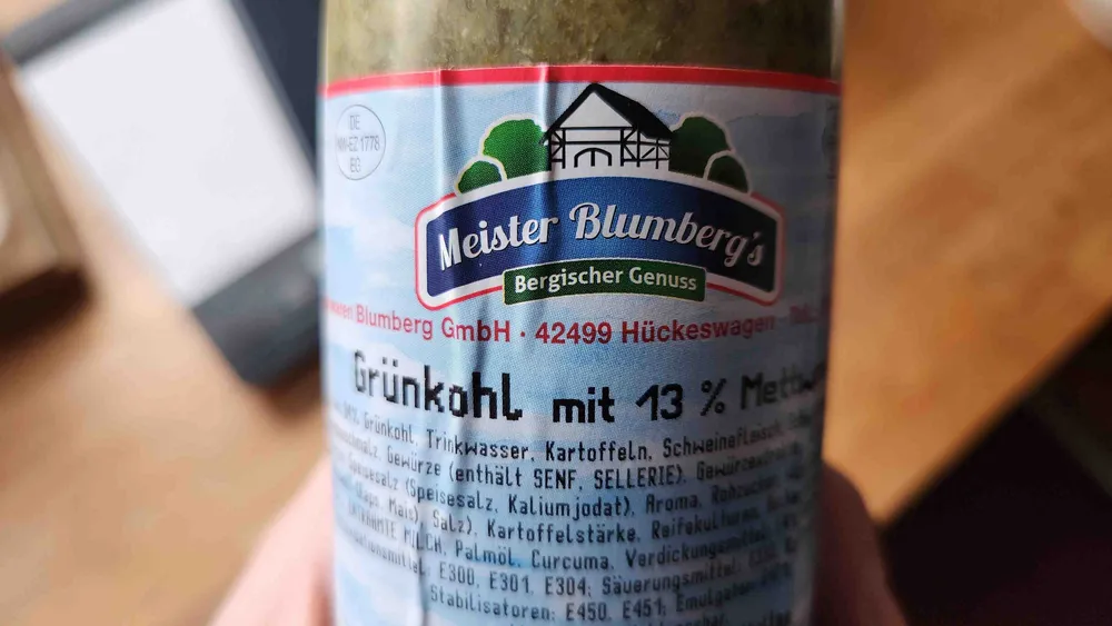Grünkohl mit 13% Mettwurst