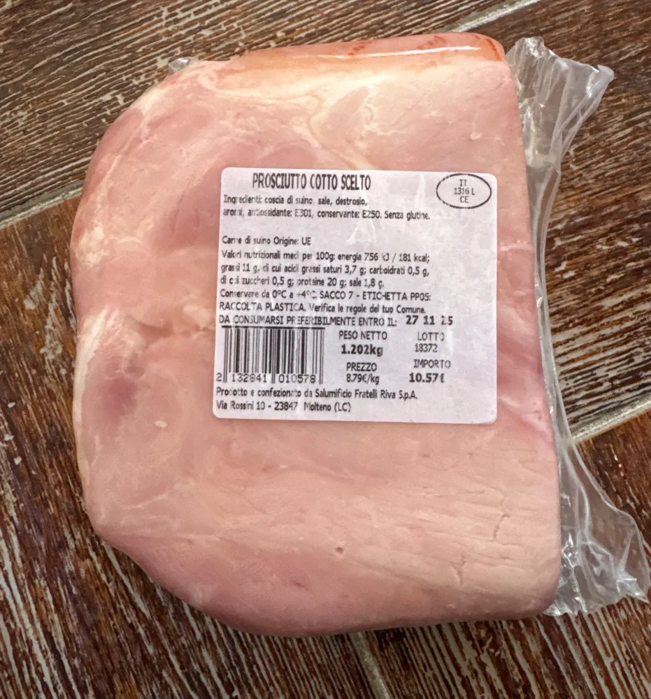 PROSCIUTTO COTTO SCELTO