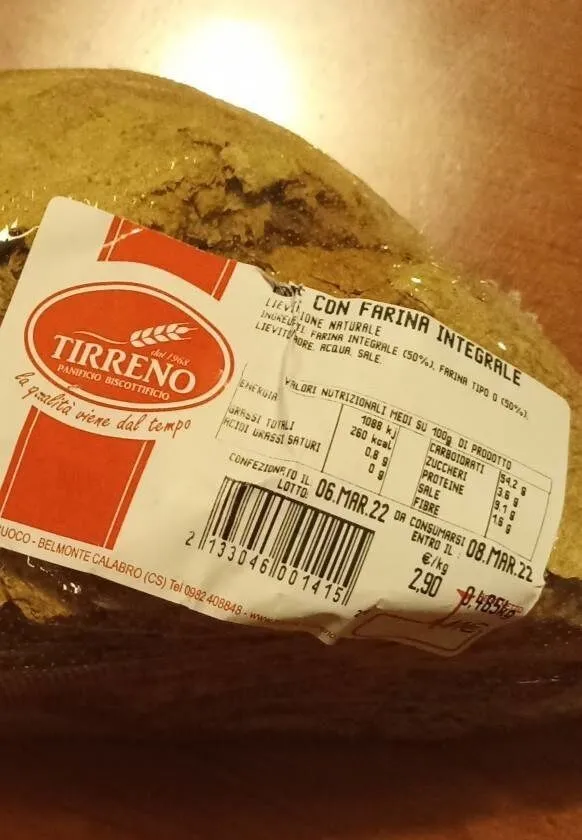 Pane con farina integrale