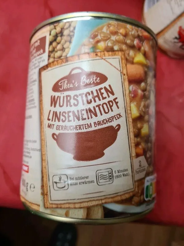 Theas Beste Linsentopf m. Würstchen