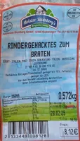 Rinder gehacktes Zum Braten