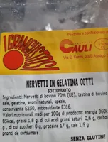 Nervetti grangustosi cauli