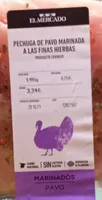 Pechuga de pavo marinada a las finas hierbas