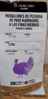 Medallones de Pechuga de Pavo a las Finas Hierbass
