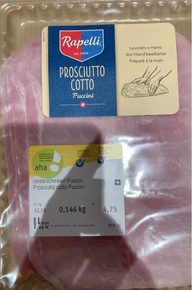 Prosciutto cotto