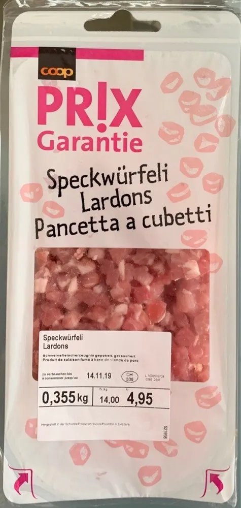 Lardons prix garantie