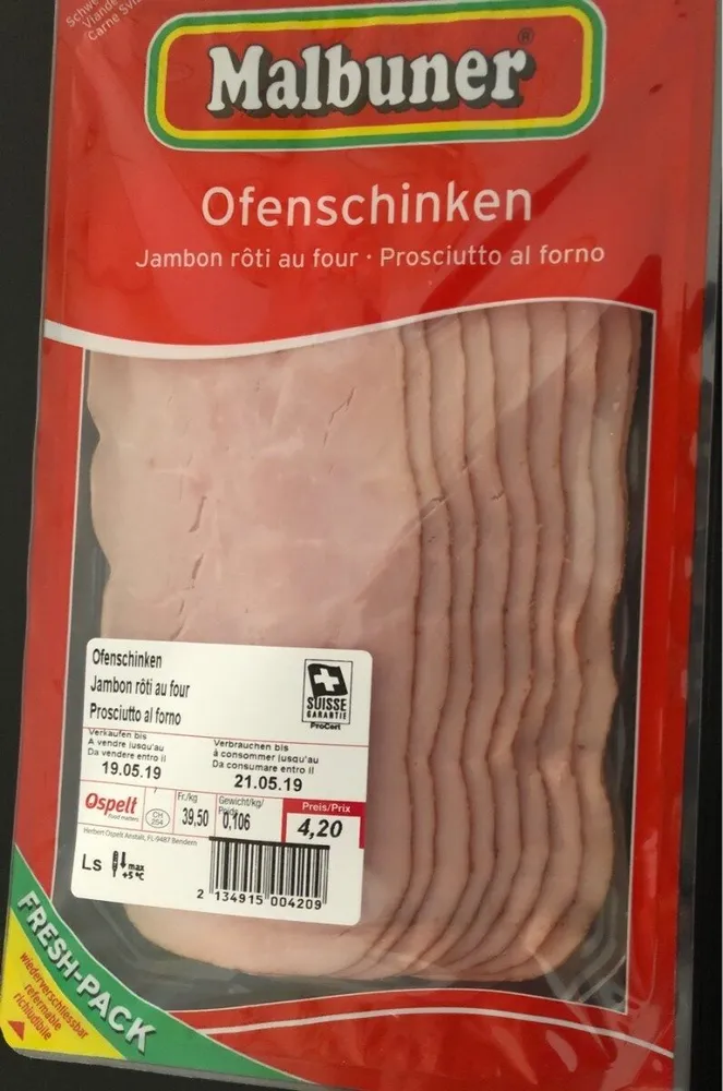 Jambon rôti au four