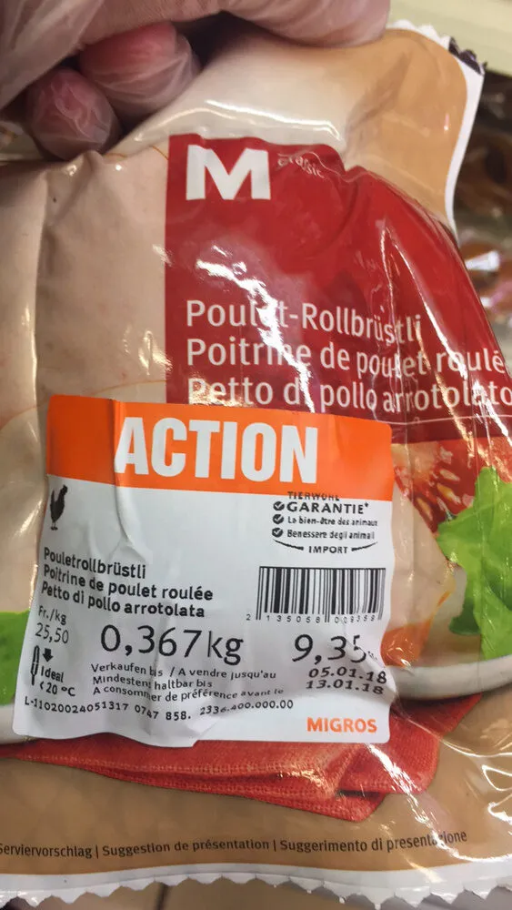 Classsic Poitrine de poulet roulé