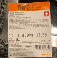 Quik jambon roulé