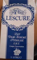 Lait demi écrémé stérilisé U.H.T
