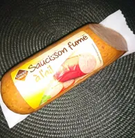 Saucisson fumé cuit à l'ail supérieur