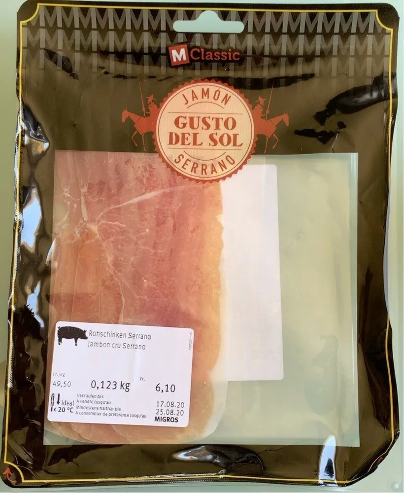 Jambon cru Serrano