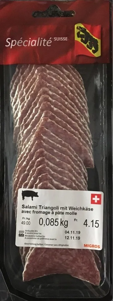 Sakami triangli avec fromage a pate molle