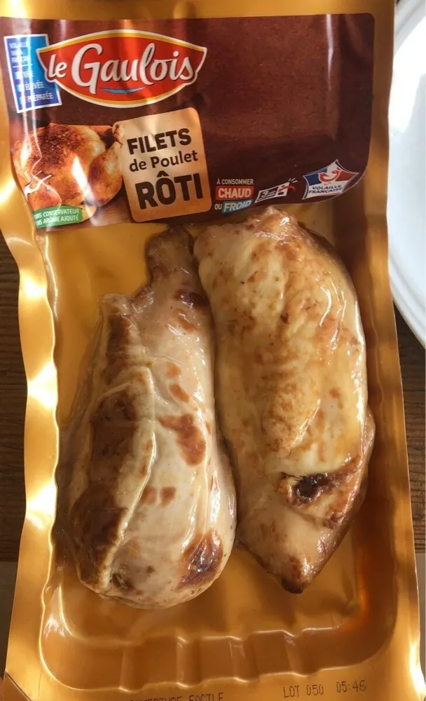 fulets de poulet rôti