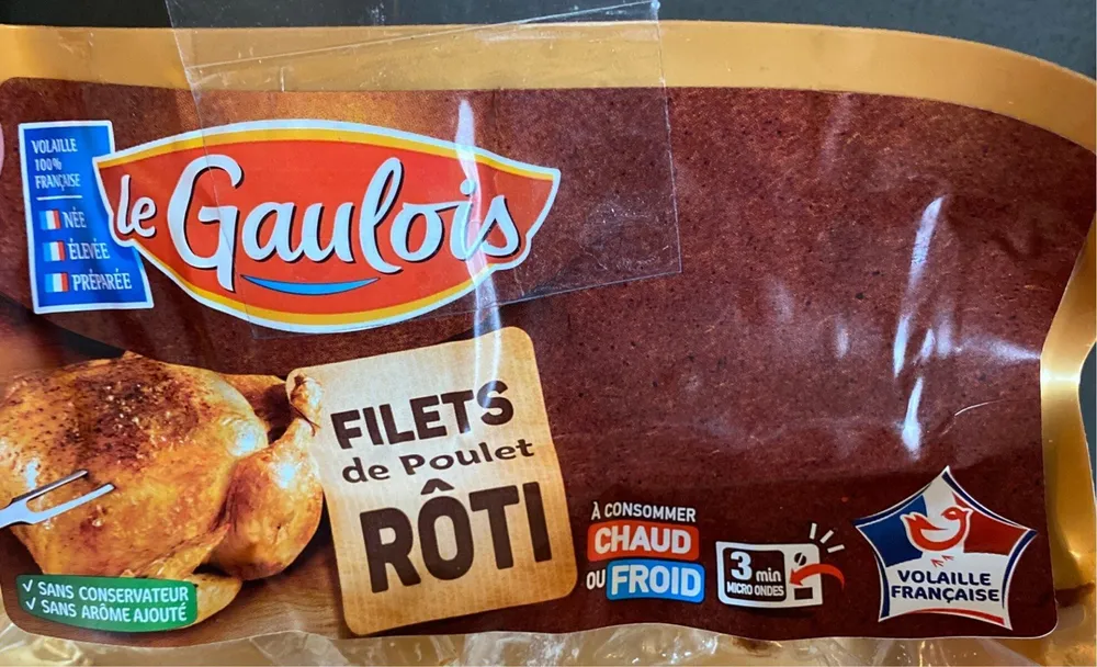 Filets de poulet rôti
