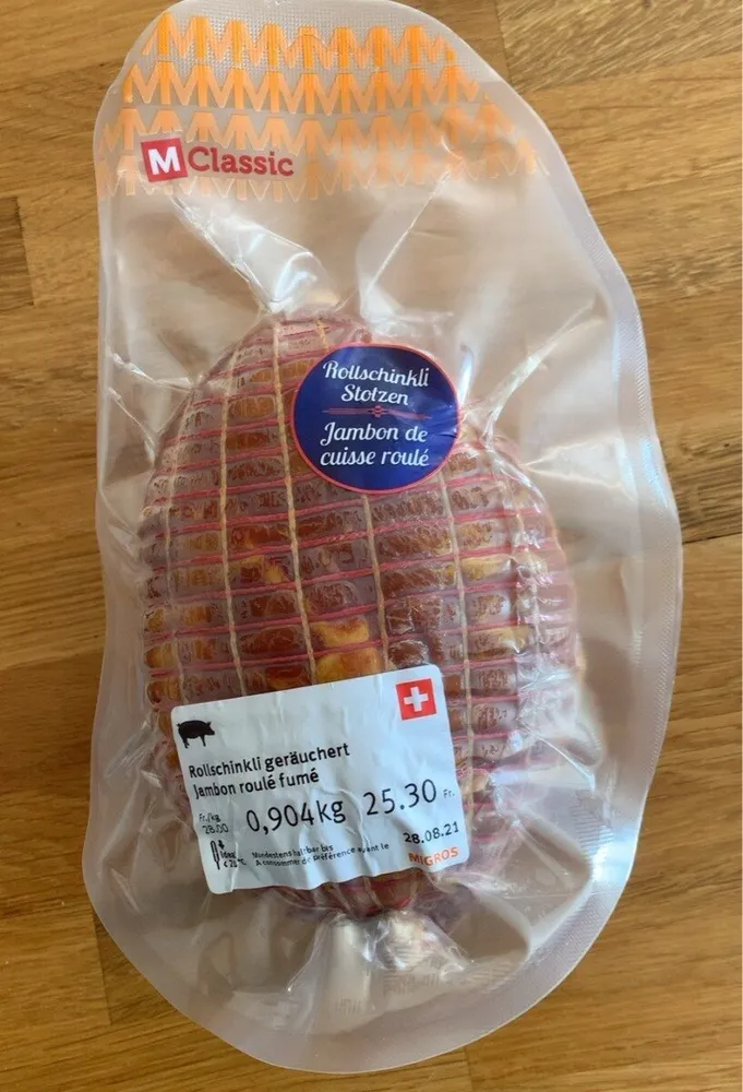 Jambon roulé fumé