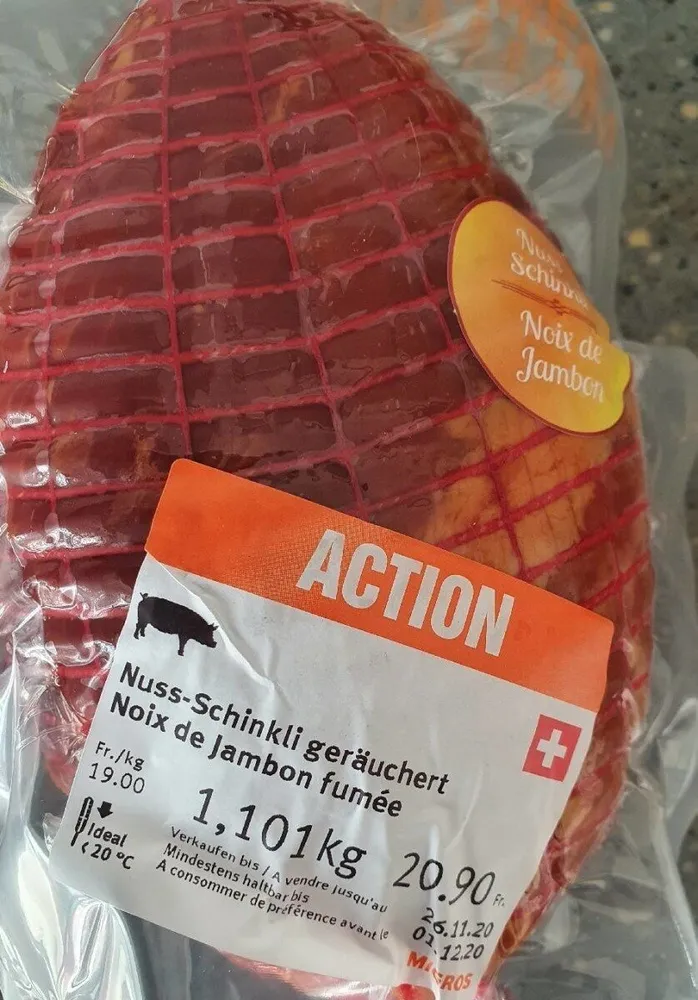 Noix de jambon fumée