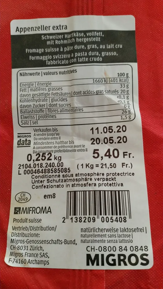 Appenzeller Extra-Würzig