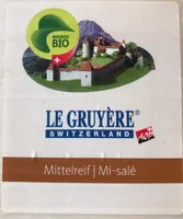 Gruyère Mi-Salé