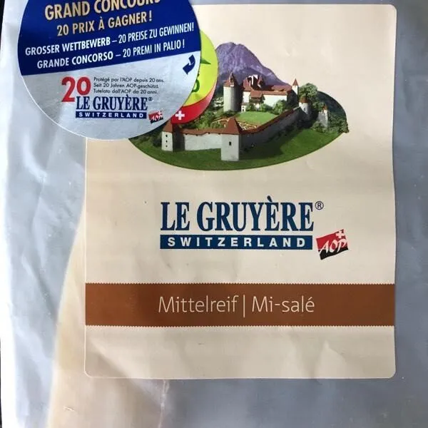 Gruyère mi-salé