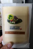Le gruyère aop bio mi-salé