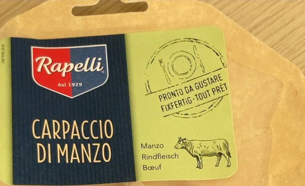 Carpaccio di manzo
