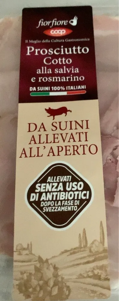 Prosciutto cotto alla salvia e rosmarino