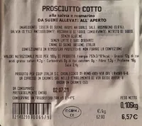 Prosciutto Cotto alla Salvia e Rosmarino