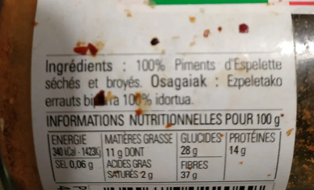 piment d'Espelette AOP